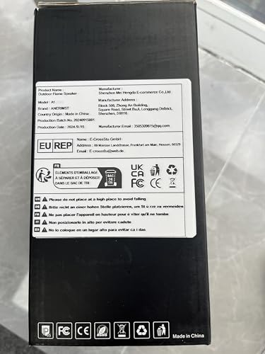 ANERIMST Unique Gifts for Men, Outdoor Bluetooth Speaker Waterproof Wireless with Torch LED Light, Birthday Gift for Boyfriend Him Dad, Cool for Garden, Patio, Outside (Blue Light)