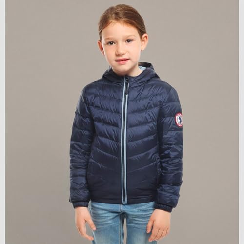 Rokka&Rolla Girls' Ultra Lightweight Packable Down Puffer Jacket Coat