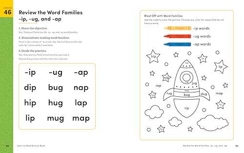 Learn to Read Activity Book: 101 Fun Phonics Lessons to Teach Your Child to Read (Phonics Makes Readers)