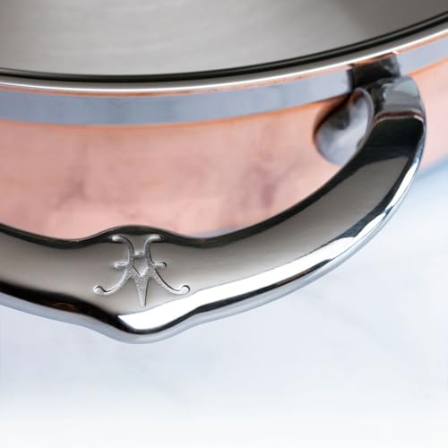 Hestan - CopperBond Collection - 100% Pure Copper 10-Piece Ultimate Cookware Set, Induction Cooktop Compatible