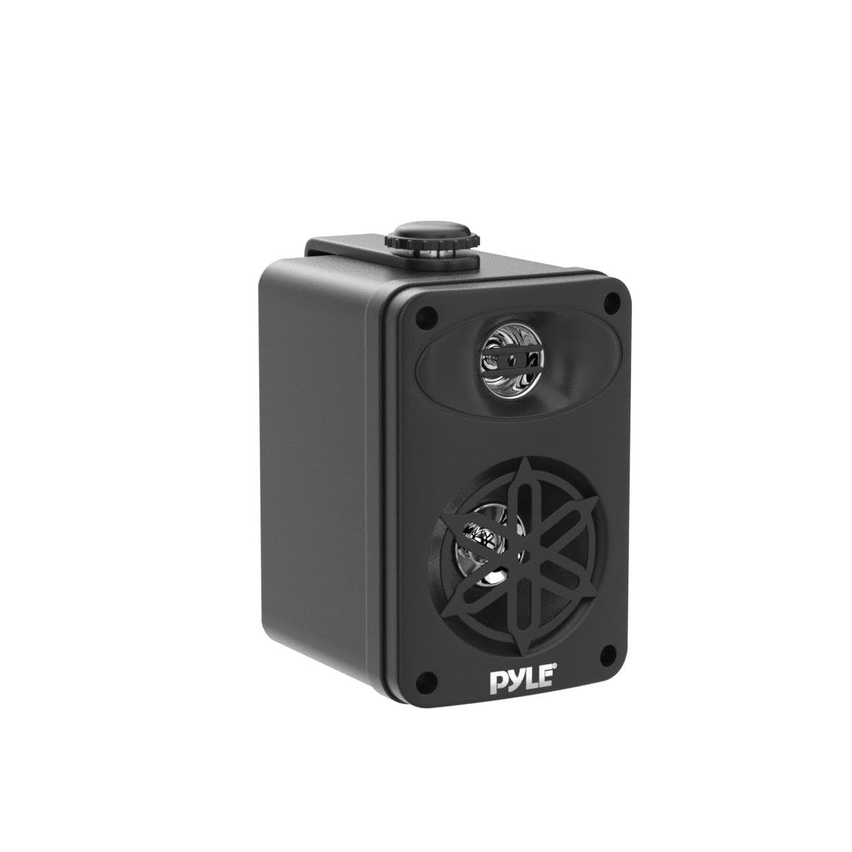 PyleUsa Bluetooth Indoor Outdoor Speakers Pair - 200 Watt Dual Waterproof 3.5” 2-Way Full Range Speaker System w/ 1/2” High Compliance Polymer Tweeter - Home, Boat, Patio, Poolside - PDWRBT36BK,Black