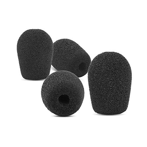 YDYBZB B350-XT Foam Mic Covers Compatible with VXI Blueparrott B250XT B350XT B450XT B550-XT C400-XT S450-XT Headset Universal Foam Microphone Windscreens (5 Pair)