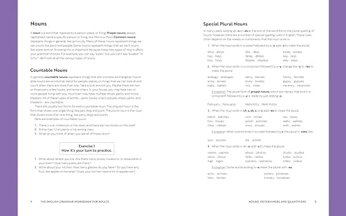 The English Grammar Workbook for Adults: A Self-Study Guide to Improve Functional Writing