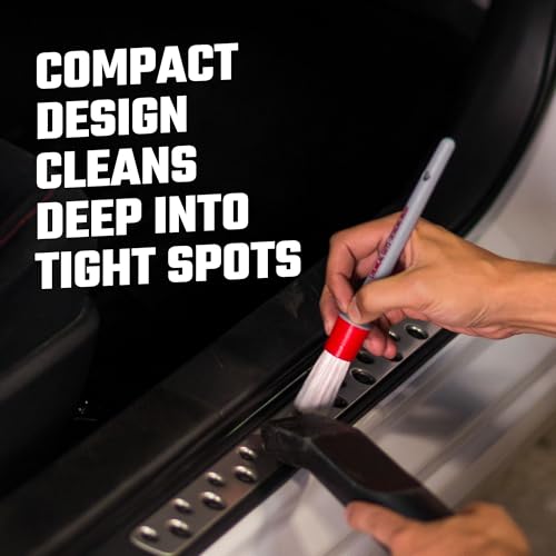 Chemical Guys ACC600 All In The Details Interior Detailing Brush Set (Great for Cars, Trucks, SUVs, RVs, & More)