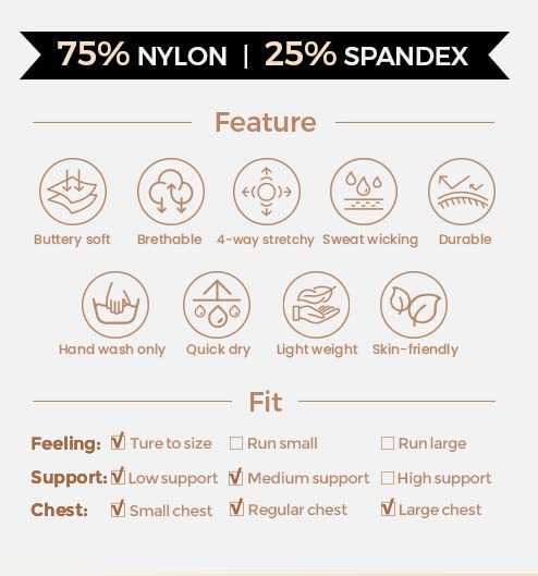 Aoxjox Women's Workout Sports Bras Fitness Halter Bra Yoga Crop Tank (Black, Small)