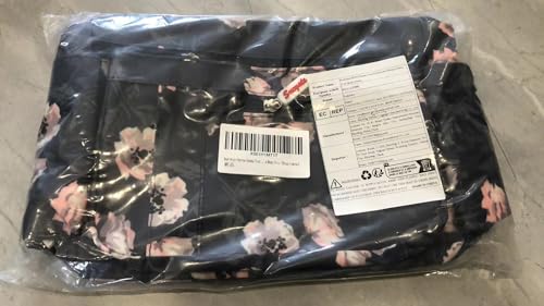 Wafybsre Cross-body Bag Women's Multi Pocket Nylon Messenger Bag Shoulder Bag Lightweight Travel Handbag (Monthly rose)