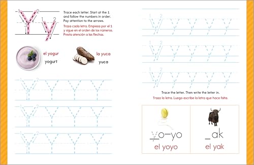 My First Bilingual Learn-to-Write Workbook: English-Spanish Bilingual Practice for Kids: Line Tracing, Letters, Numbers, and More! (My First Preschool Skills Workbooks)