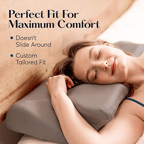 Sutera Dream Deep Pillowcase | Silverthread Antimicrobial Pillow Cover for Healthy Sleep | Soft, Durable, and Breathable Fabric with Easy Maintenance