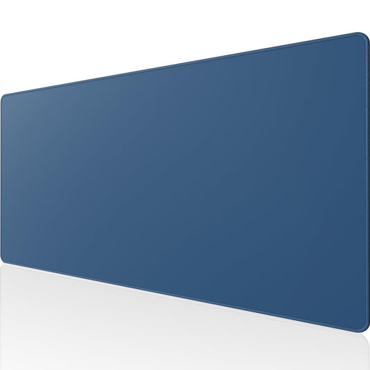 KTRIO Large Gaming Mouse Pad with Superior Micro-Weave Cloth, Extended Desk Mousepad with Stitched Edges, Non-Slip Base, Water Resist Keyboard Pad for Gamer, Office & Home, 31.5 x 11.8 in, Black