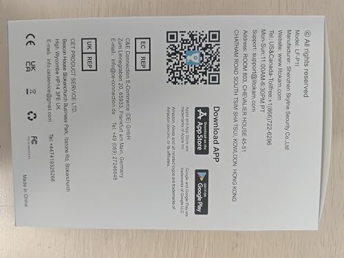 litokam Security Camera Indoor 2K, 360 Pan/Tilt Cameras for Home Security with Motion Detection, Baby Monitor for Pet/Dog with Night Vision, 2.4GHz WiFi Cam with Phone App & 2-Way Audio