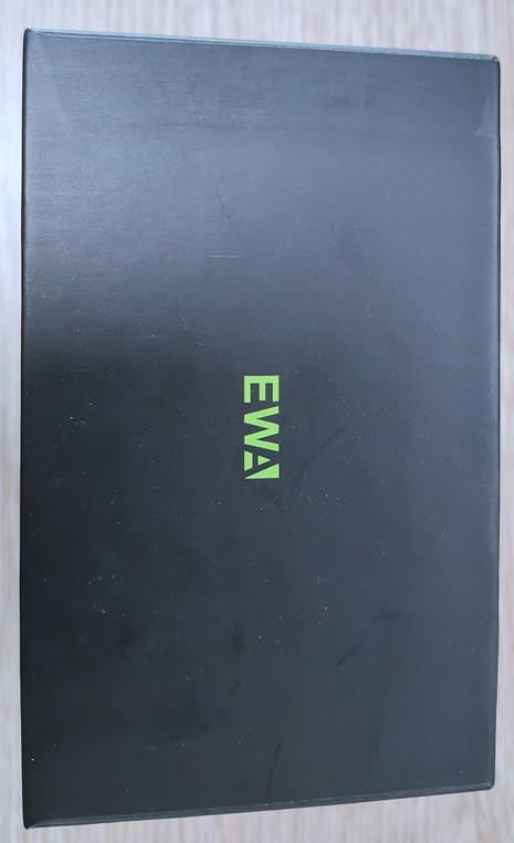 EWA A110 Portable Bluetooth Speaker, Wireless with Flashlight, 12HR Playtime, TF Card Support, Small Stereo Speaker for Travel, Home, Party (GrayWhite)