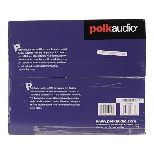 Polk Audio RC80i 2-Way Premium in-Ceiling 8" Round Speakers, Set of 2 Perfect for Damp and Humid Indoor/Outdoor Placement - Bath, Kitchen, Covered Porches (White, Paintable-Grille)