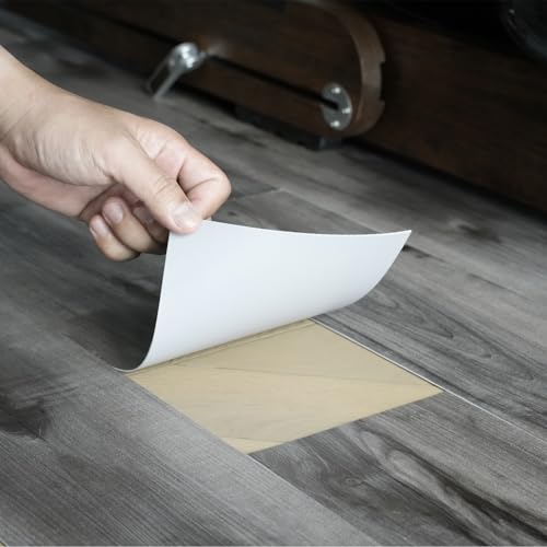 auxua 36PCS Peel and Stick Flooring for Personalize Your Space with Heritage Classic Style | Temporary Transformation for Flexible Living | Tool-Free, Mess-Free Installation