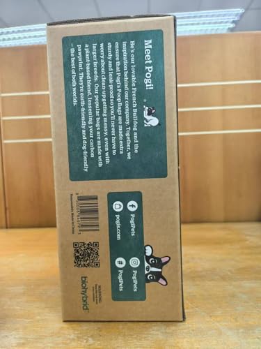 Pogi's Poop Bags – Large, Leak-Proof Dog Waste Bags for Yard or Home Use, Unscented (Single Roll, 500-Count)