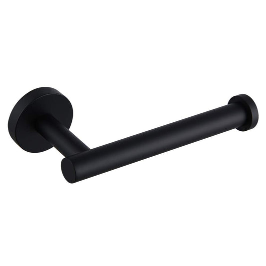 kimzcn Matte Black SUS 304 Stainless Steel Toilet Paper Holder Black Wall Mounted Toilet Tissue Roll Holder for Bathroom