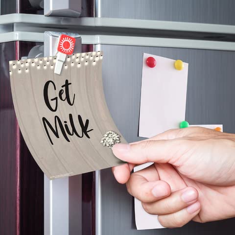 Stonehouse Collection Rustic Notepads - USA Made To Do List Notepad, Multi-Purpose Cute Stationery, Home Office Supplies, Pretty Notebook, 4 Assorted Design Notepads 4.25 x 5.5 inches each, Rustic