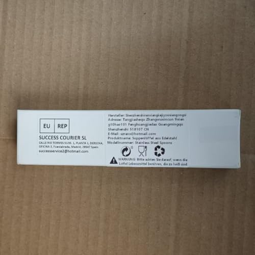 6Pcs Stainless Steel Spoons,Table Soup Spoon, Set of 6 Dinner Spoons for Home, Kitchen, or Restaurant Flatware Set