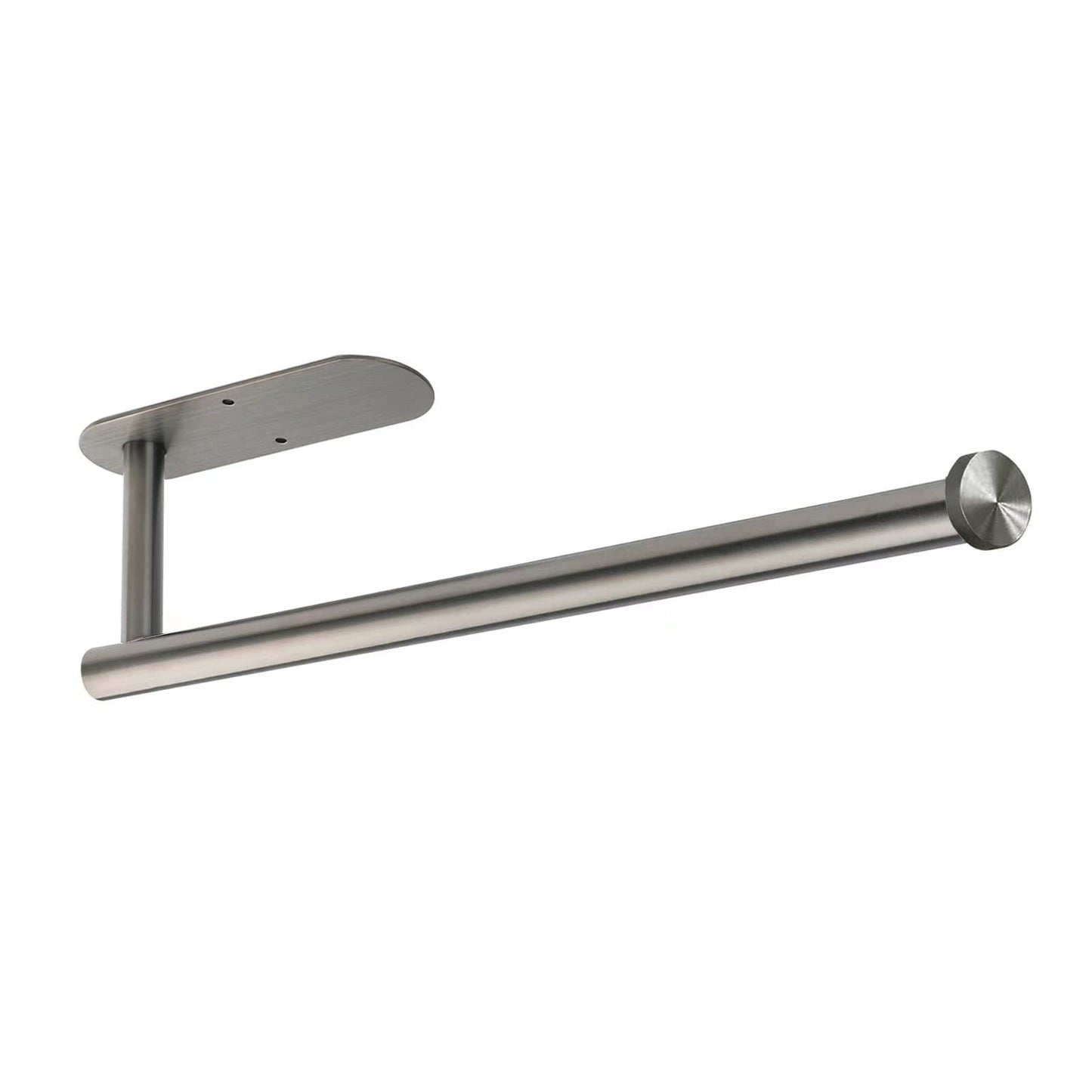 Paper Towel Holders-Blcak,Paper Towels Rolls - for Kitchen,Paper Bulk- Self-Adhesive Under Cabinet,Both Available in Adhesive and Screws,Stainless Steel