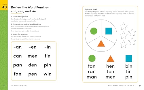 Learn to Read Activity Book: 101 Fun Phonics Lessons to Teach Your Child to Read (Phonics Makes Readers)