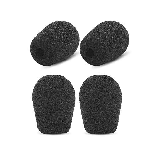 YDYBZB B350-XT Foam Mic Covers Compatible with VXI Blueparrott B250XT B350XT B450XT B550-XT C400-XT S450-XT Headset Universal Foam Microphone Windscreens (5 Pair)