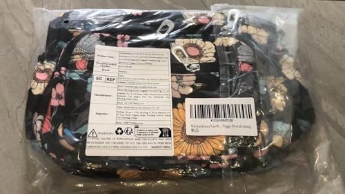 Wafybsre Crossbody Bags for Women, Medium Size Shoulder Handbags Satchel Purse with Multi Zipper Pockets (Galsang flower)