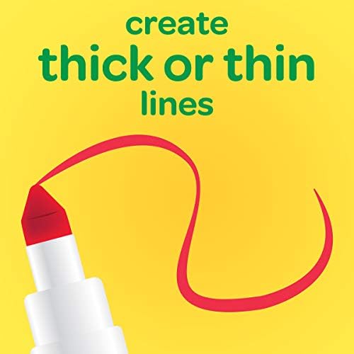 Crayola Super Tips Marker Set for Kids (100ct), Broad Tip & Fine Point Washable Art Markers for Kids, Bulk School Supplies, Teacher Classroom Must Haves, Drawing Supplies