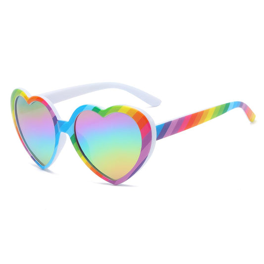 Gleyemor Polarized Heart Shaped Sunglasses for Women Trendy Glasses Fashion Accessories