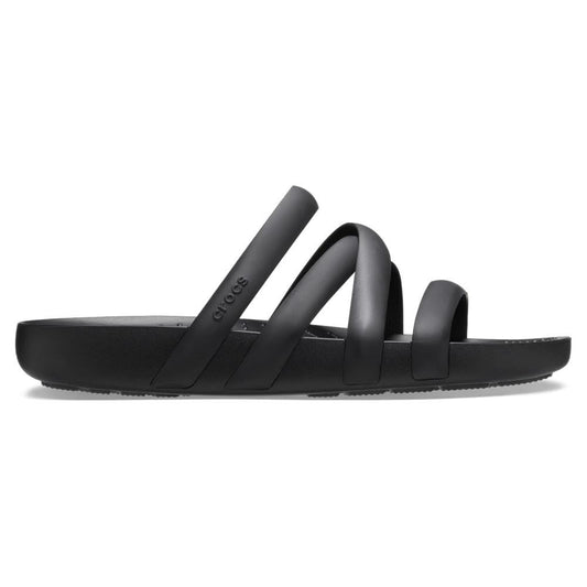 Crocs Women's Splash Strappy Sandals, Black, 7, Women