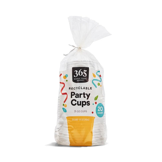 365 by Whole Foods Market, Recyclable Plastic Party Cups, 9 Ounce, 20 Count