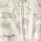 little planet by carter's Baby Sleep and Play made with Organic Cotton, Animal Print, 6M