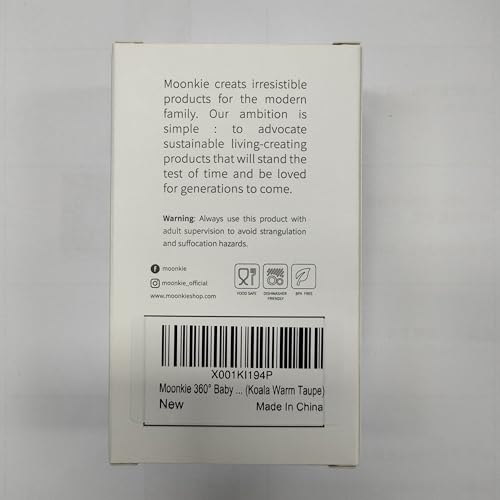 Moonkie Teething Toy, Safe & Easy to Hold BPA Free Silicone Teethers, 360° Baby Toothbrush with Suction Base, Teether Toys Best for Babies 6-12 Months (Koala Warm Taupe)