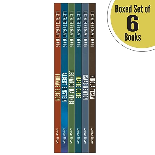 Illustrated Biography for Kids: Extraordinary Scientists who Changed the World: Set of 6 Books