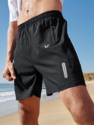 NORTHYARD Men's Athletic Running Shorts Quick Dry Workout Shorts 7"/ 5"/ 9" Lightweight Sports Gym Basketball Tennis Hiking Exercise LODENFROST 4XL