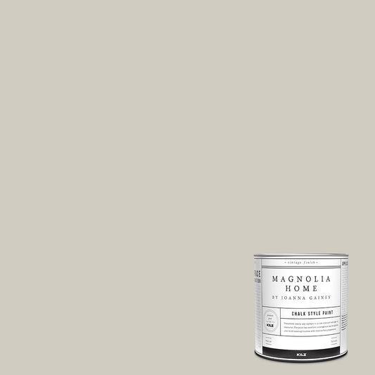 Magnolia Home by Joanna Gaines Chalk Style Interior Paint for Furniture and Cabinets, Ultra-Matte, YARN - 1 Quart