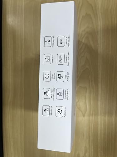 Moman Motorcycle Intercom Headset, CP-E 6 Riders 2000M Group Helmet Communication System, Universal Pairing with Music Sharing FM Radio Noise Cancellation Waterproof, 1 Pack, Helmet-Intercom-Headset