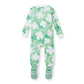 Burt's Bees Baby Baby Boy's Sleeper PJs, 100% Organic Cotton, One-Piece Footie, Zip Up Jumpsuit, Snug Fit Pajamas, Artsy Clover, 12 Months