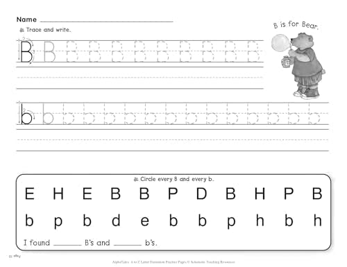 AlphaTales: A to Z Letter Formation Practice Pages: Fun-filled Reproducible Practice Pages That Help Young Learners Recognize and Print Every Letter of the Alphabet