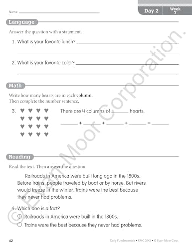 Evan-Moor Daily Fundamentals, Grade 2