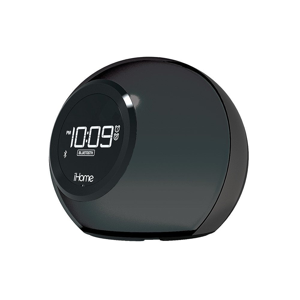 iHome Alarm Clock Radio with Bluetooth Speaker and Color Changing Lamp, USB Charging, and Speakerphone for Home, Office, or Dorm (IBT29BX6)