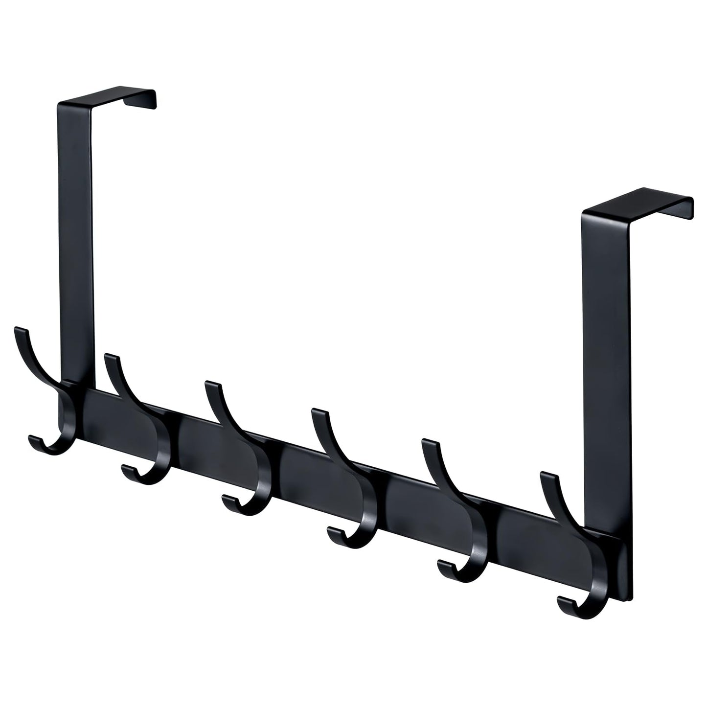 BOOMIBOO Over The Door Hooks, Sturdy Door Hanger, Towel Rack Towel Hooks for Bathroom 12 Hooks Large Over The Door for Bathroom, Bedroom，Kitchen