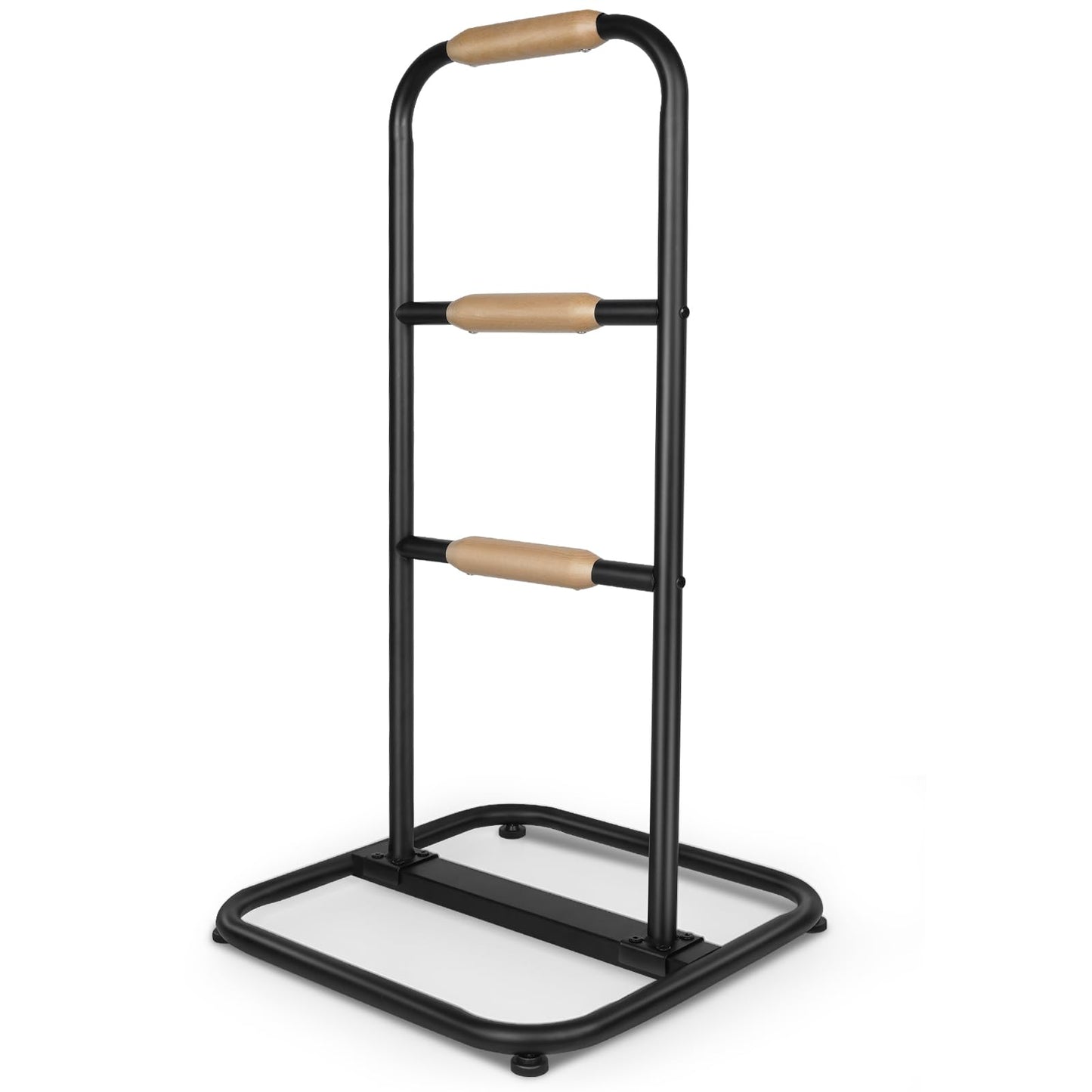 yeezoo Couch Stand Assist with Wooden Handles, Chair Sofa Stand sssist for Seniors, Standing aids & Supports Assist Devices for Elderly sit to Stand(400LBs Loading, 3 Heights, Matt Black)