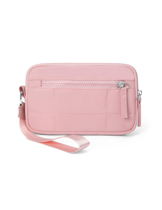 Wristlet Wallets for Women Nylon Quilted Wallet Card Case with ID Window Purses for Women for Travel Clutch Wallet