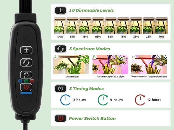 Plant Stand Indoor with Grow Lights 64" Tall Plant Shelf with Wheel Lighted Corner Plant Stands for Indoor Growing Multiple Metal 8 Tiered Large Flower Holder Plant Rack for Home Patio Balcony