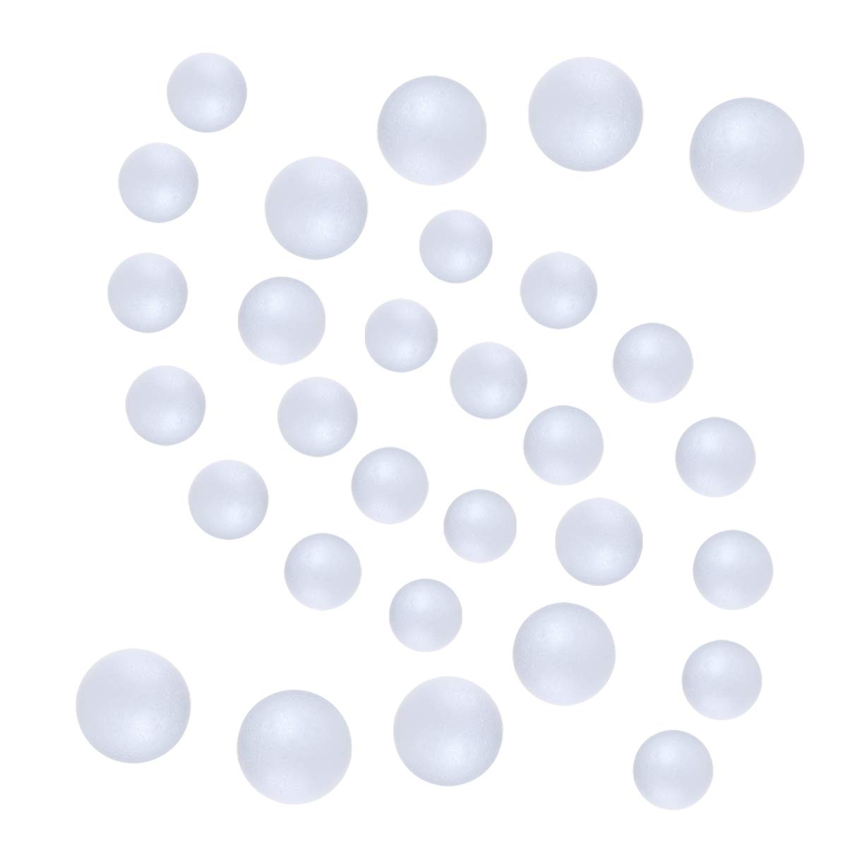 8PCS 4 Inch White Foam Balls Polystyrene Craft Balls Foam Balls for Easter Art Craft Household School Projects and Christmas Party Decorations