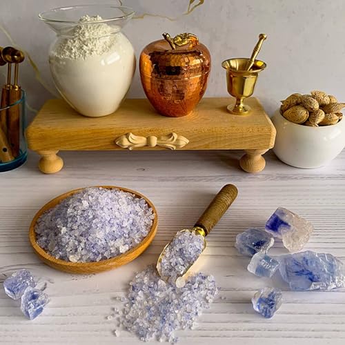 Ancient Blue Salt – Rare Mineral Treasure | High Potassium, Low Sodium, Pure & Unprocessed | Gourmet-Grade by Richure 100g (3.52 oz)