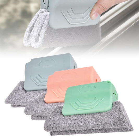 Magic Window Cleaning Brush - Multi-Purpose Groove & Track Cleaning Tool Set (Mix-3pcs) - Clean Windows, Sills & Spaces