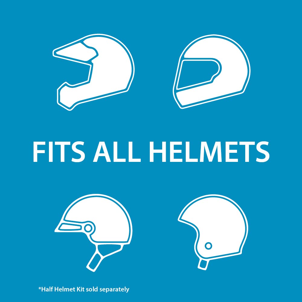 Cardo Systems FREECOM 2X Motorcycle 2-Way Bluetooth Communication System Headset - Black, Single Pack