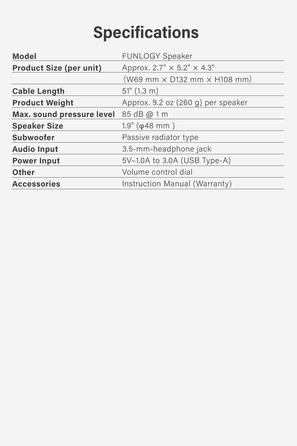 FUNLOGY Speaker - 14W Stereo PC Speakers, USB Powered, Compact Size with 30° Tilt Design, Volume Dial Control, for Desktop, Laptop, Monitor, Gaming Consoles, Black