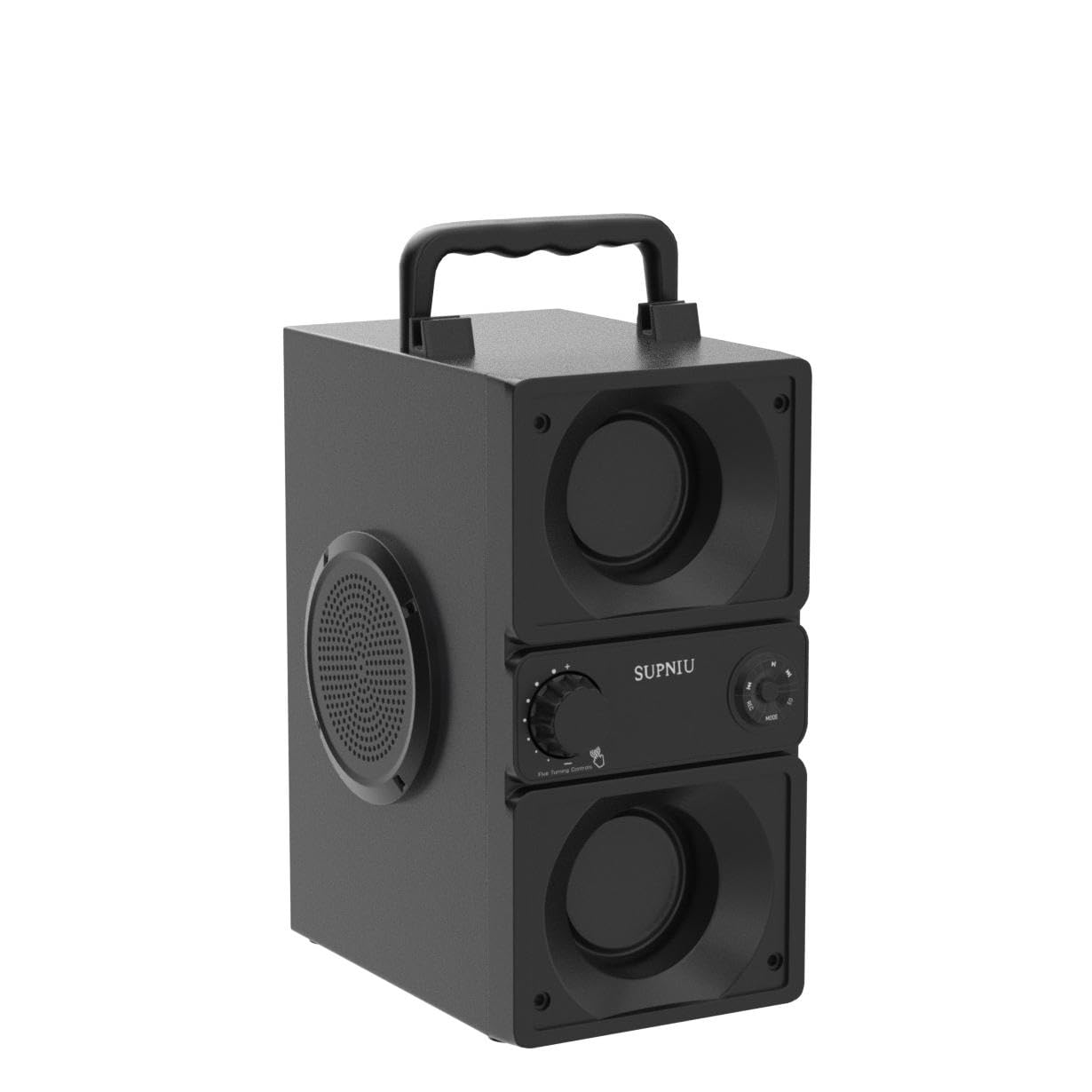 Bluetooth Speaker, Portable Bluetooth Boombox with 40W (60W Peak) Stereo Dual Woofers and Dual Tweeters Wireless Home Party Speaker, 2400 Minutes Playtime, Suitable for Party, Camping, Gym