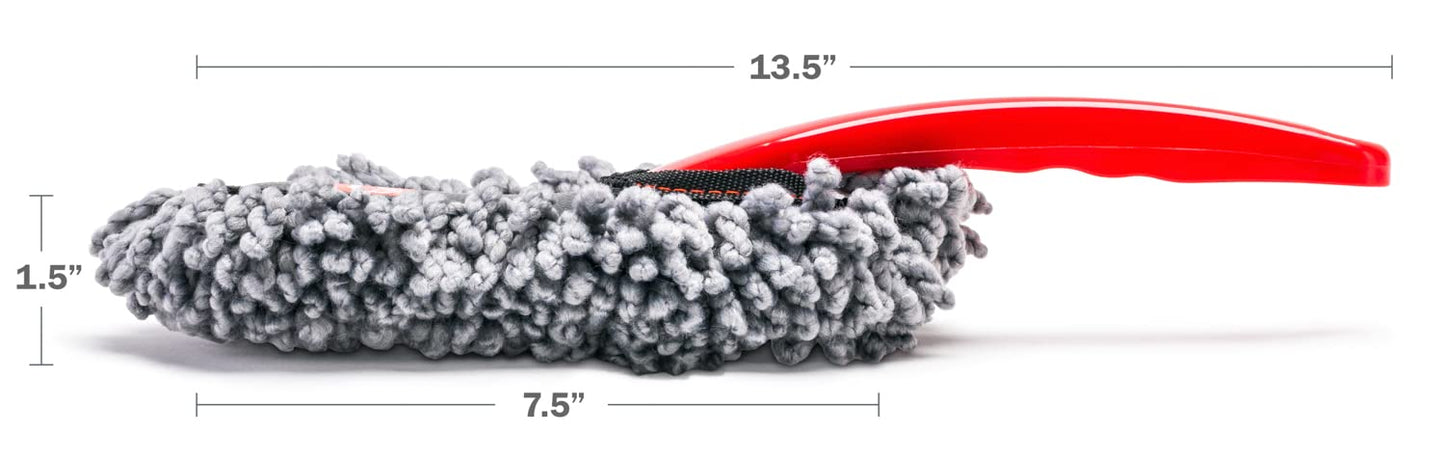 Griot's Garage Microfiber Mini Duster for Car Interior Cleaning and Detailing, Cleans Paint, Glass, Chrome, and Trim, Storage Bag Included, 11412